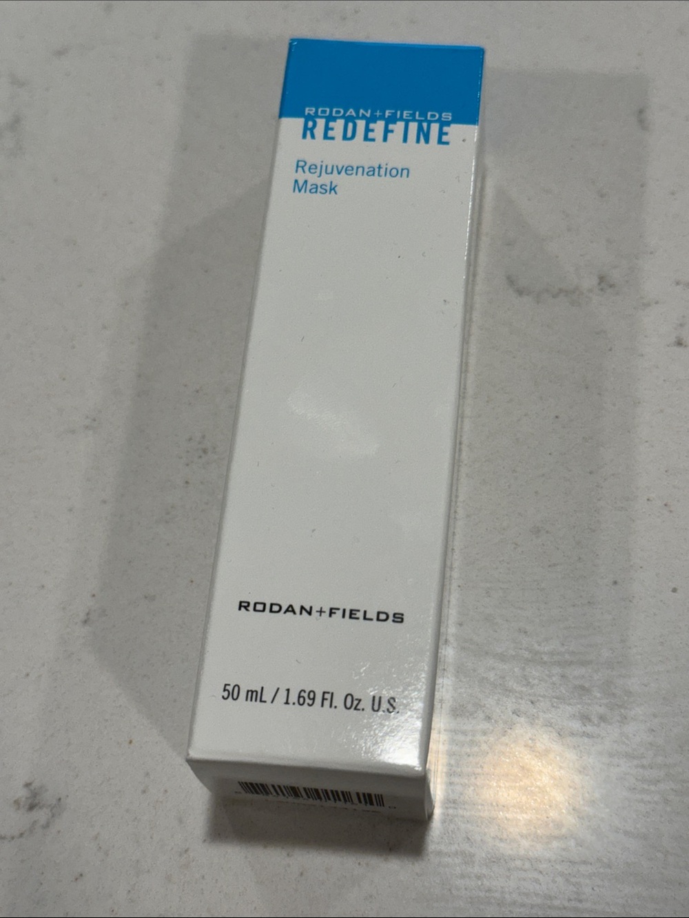 Rodan + Fields REDEFINE Rejuvenation Mask - White & Blue Accent